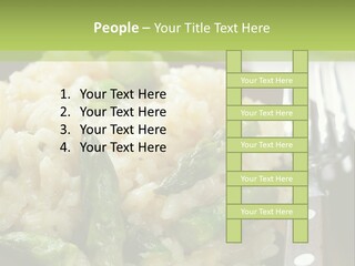 Vegetable Arborio Lunch PowerPoint Template