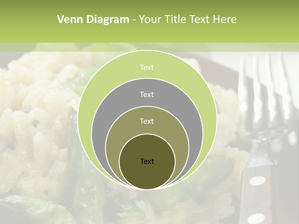 Vegetable Arborio Lunch PowerPoint Template