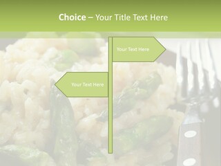 Vegetable Arborio Lunch PowerPoint Template