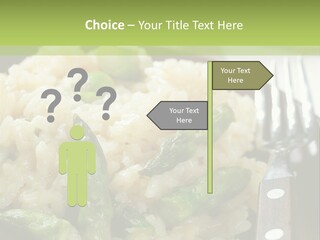 Vegetable Arborio Lunch PowerPoint Template