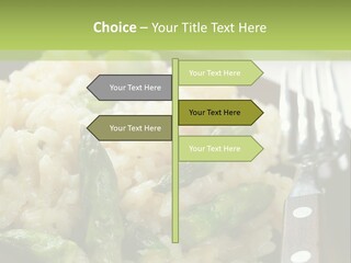Vegetable Arborio Lunch PowerPoint Template