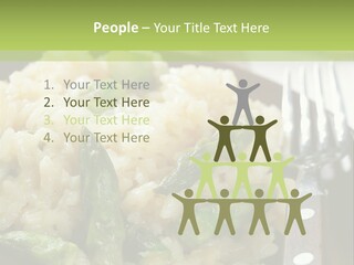 Vegetable Arborio Lunch PowerPoint Template