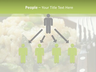 Vegetable Arborio Lunch PowerPoint Template