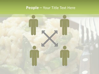 Vegetable Arborio Lunch PowerPoint Template