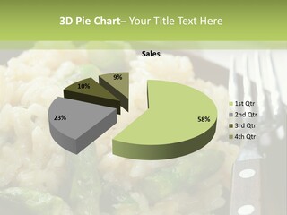 Vegetable Arborio Lunch PowerPoint Template
