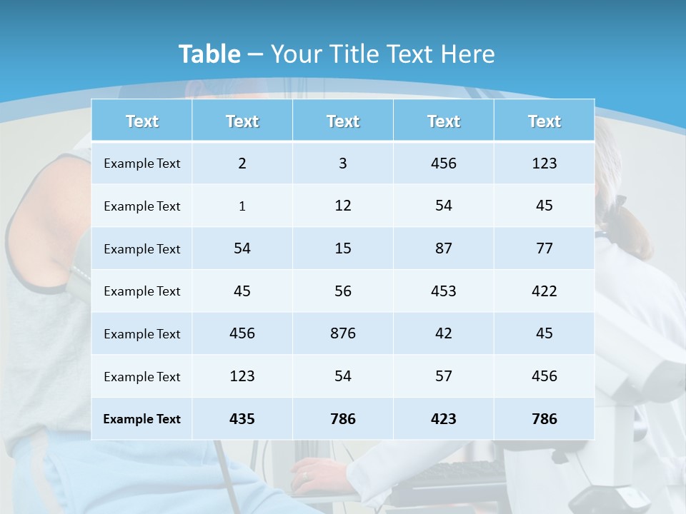 Exam Nursing Stress PowerPoint Template