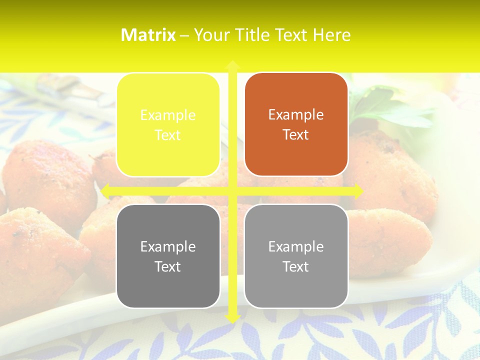 Cuisine Natural Spanish PowerPoint Template