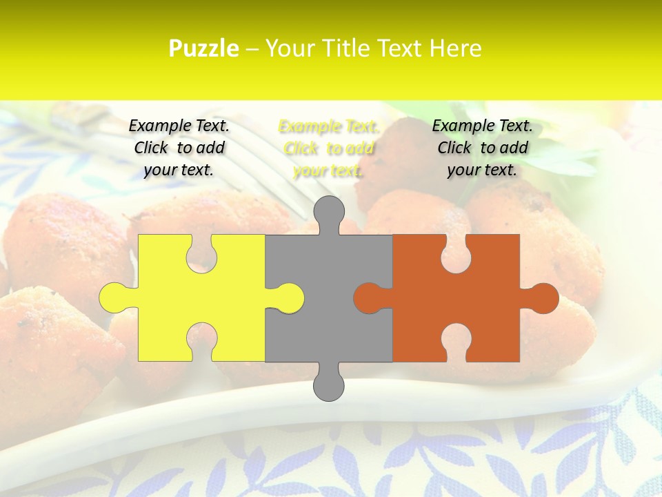 Cuisine Natural Spanish PowerPoint Template