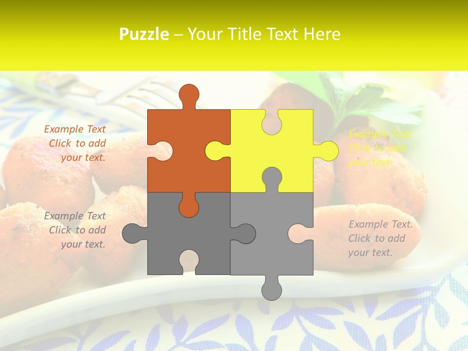 Cuisine Natural Spanish PowerPoint Template