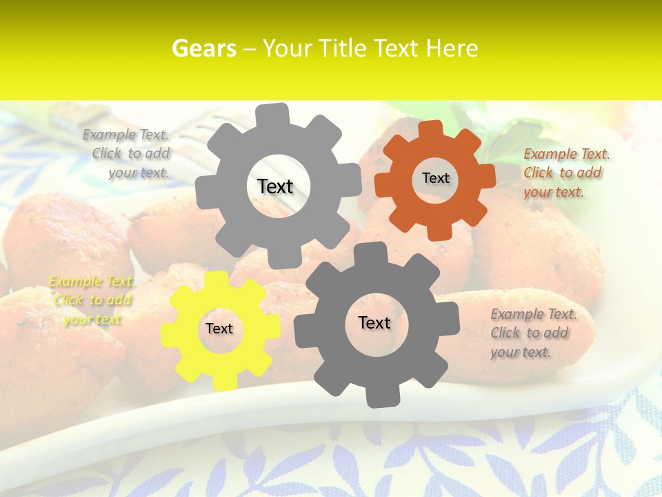 Cuisine Natural Spanish PowerPoint Template