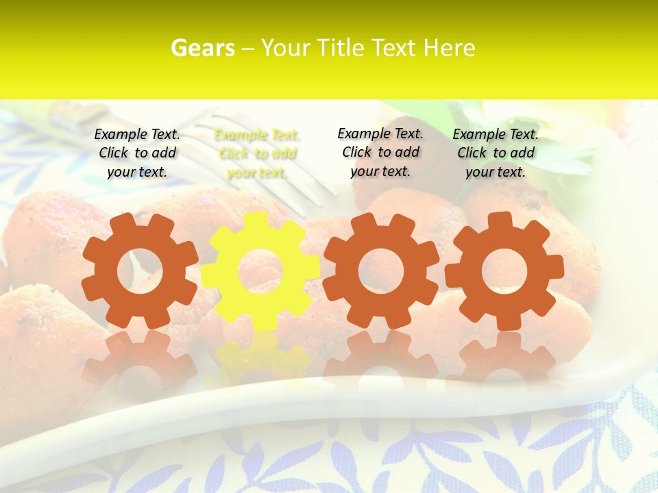 Cuisine Natural Spanish PowerPoint Template