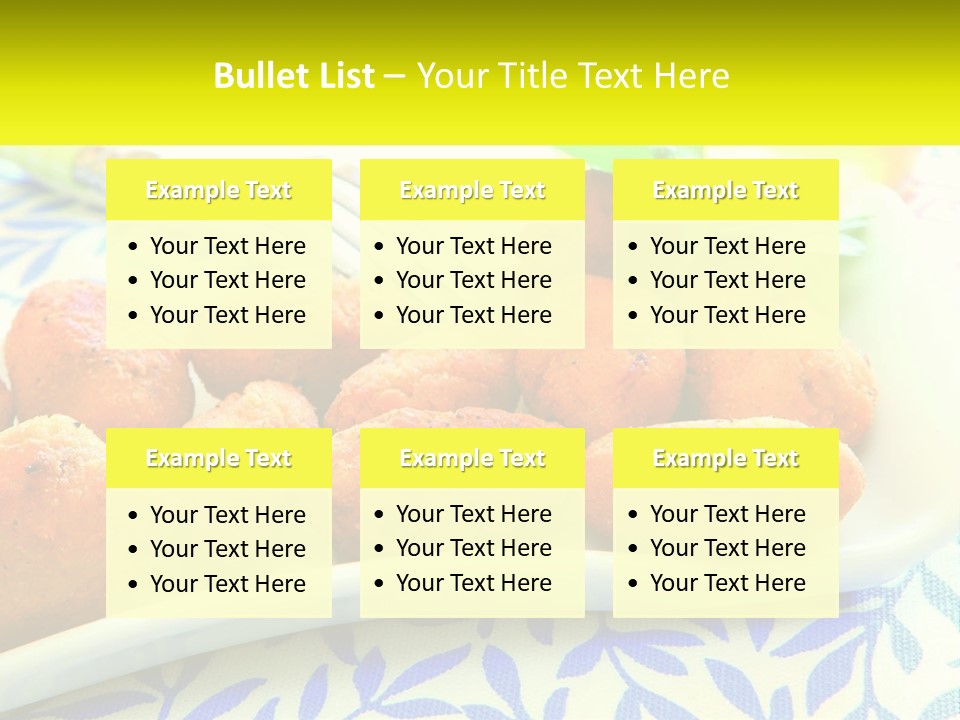 Cuisine Natural Spanish PowerPoint Template