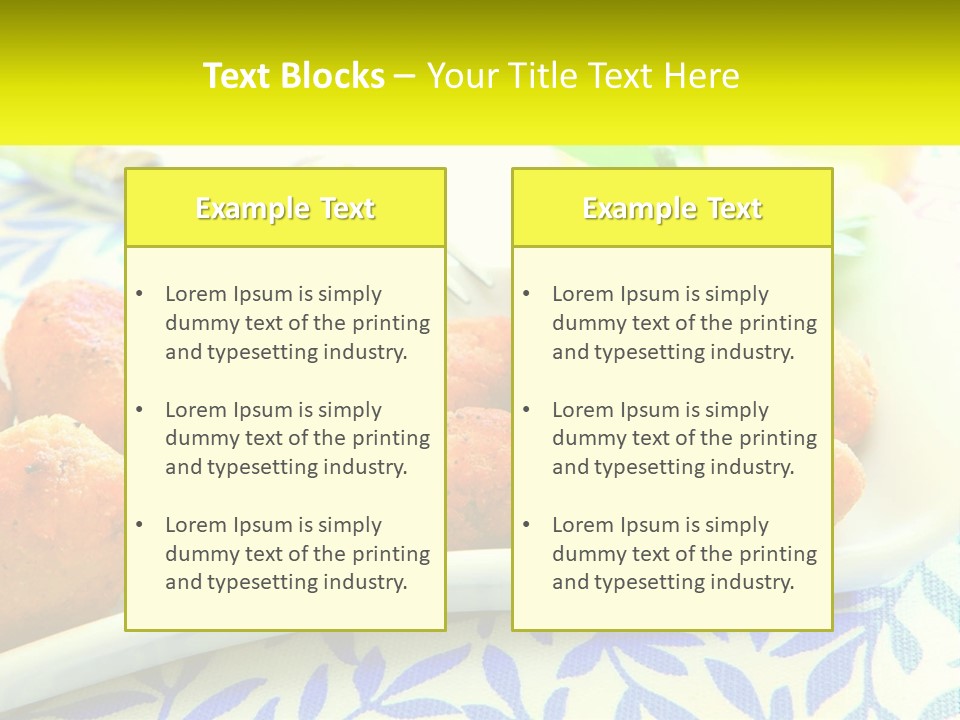 Cuisine Natural Spanish PowerPoint Template