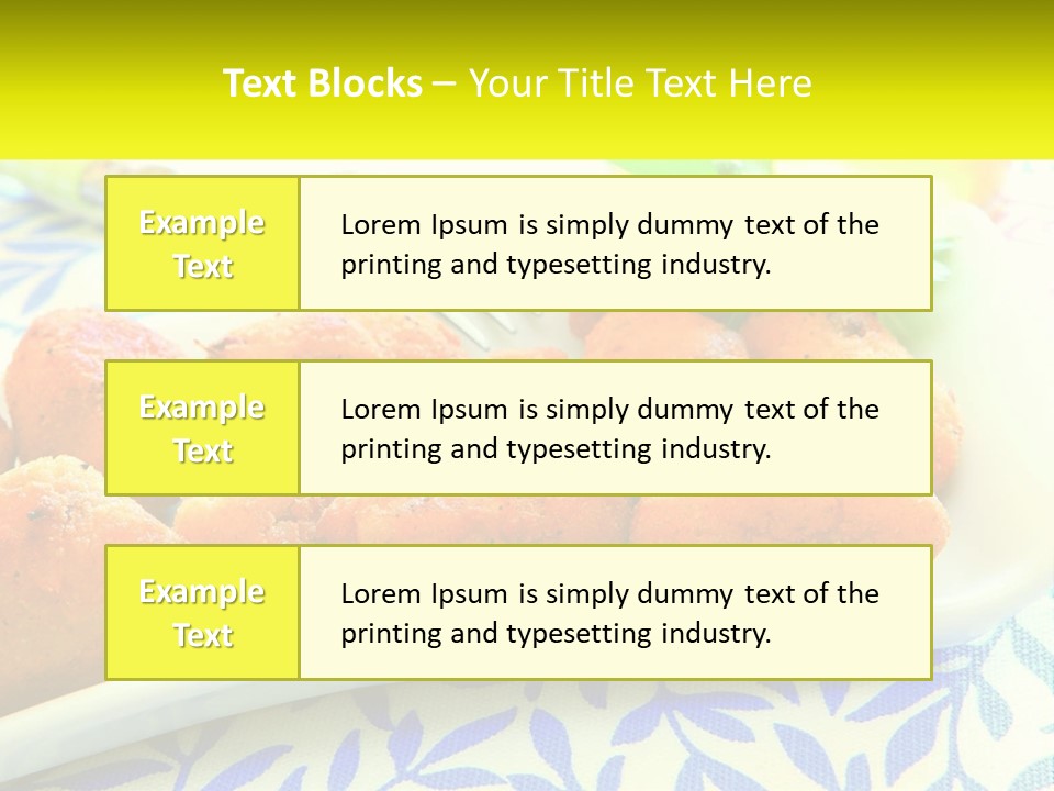 Cuisine Natural Spanish PowerPoint Template