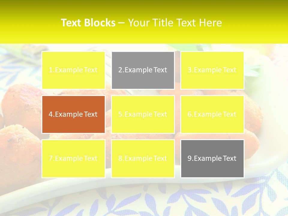 Cuisine Natural Spanish PowerPoint Template