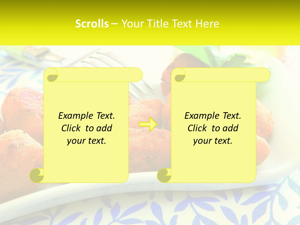 Cuisine Natural Spanish PowerPoint Template