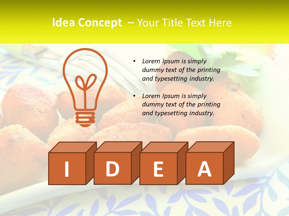 Cuisine Natural Spanish PowerPoint Template