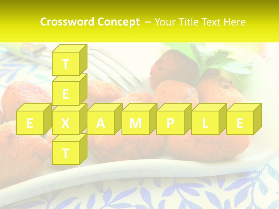 Cuisine Natural Spanish PowerPoint Template