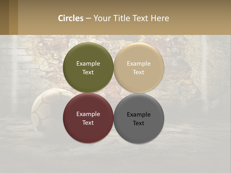 Open Goal Worn PowerPoint Template