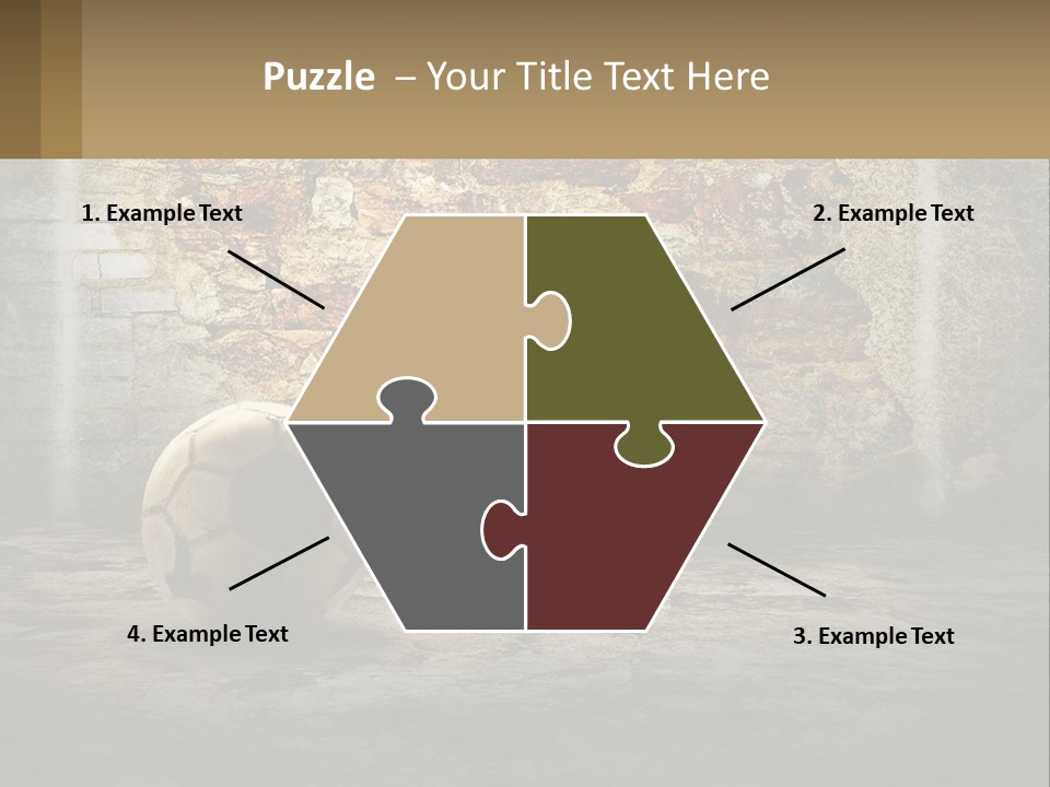 Open Goal Worn PowerPoint Template