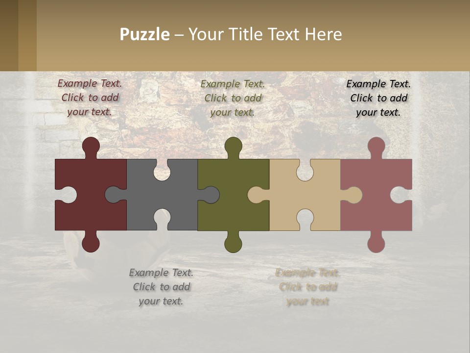 Open Goal Worn PowerPoint Template