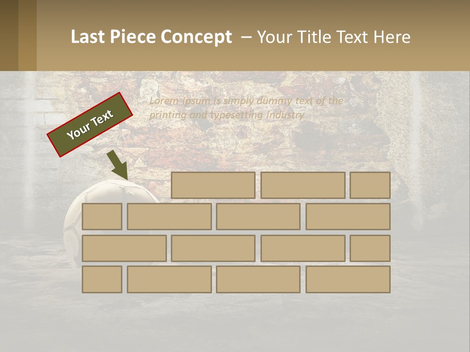 Open Goal Worn PowerPoint Template