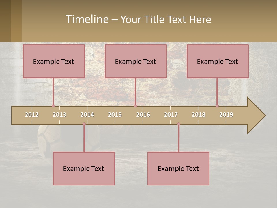 Open Goal Worn PowerPoint Template