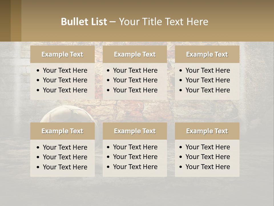 Open Goal Worn PowerPoint Template