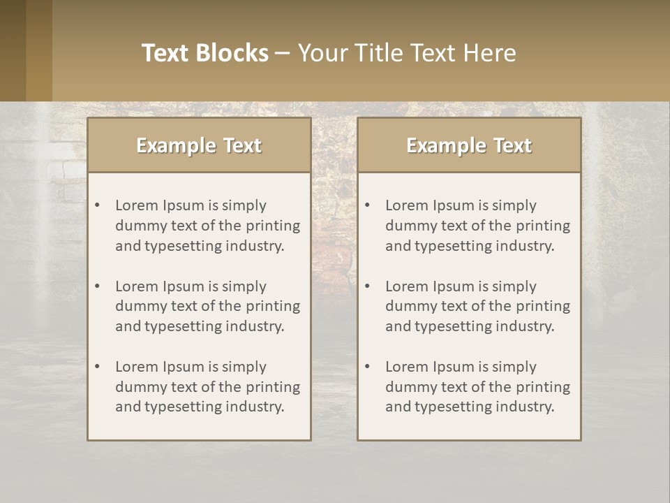 Open Goal Worn PowerPoint Template