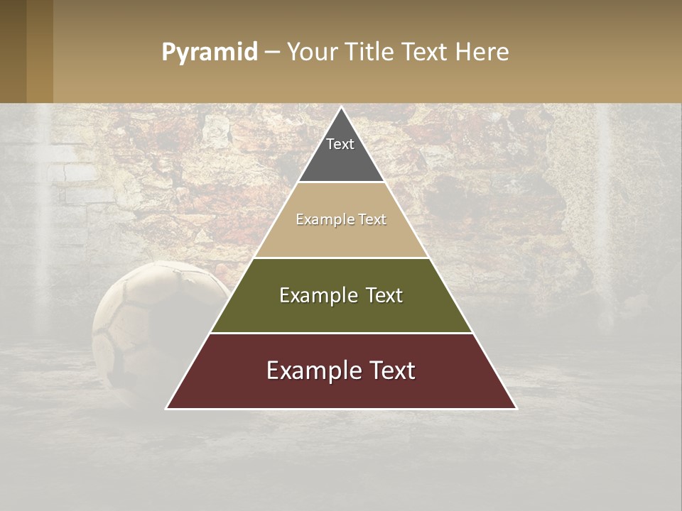 Open Goal Worn PowerPoint Template