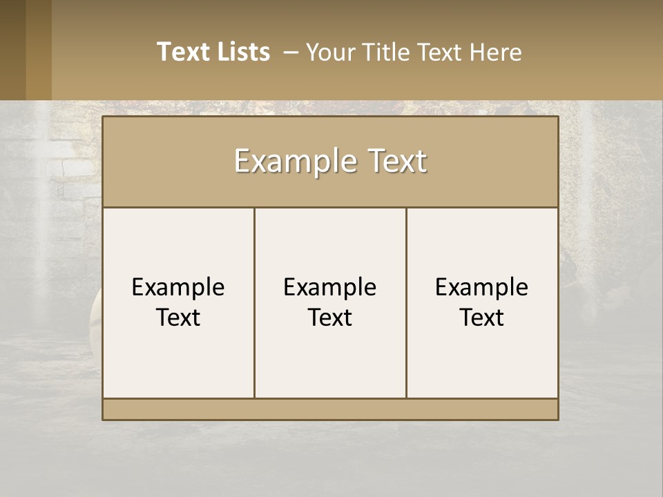 Open Goal Worn PowerPoint Template