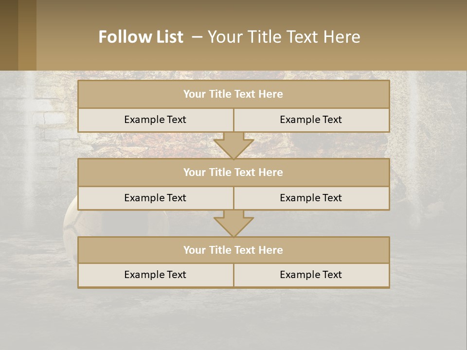 Open Goal Worn PowerPoint Template