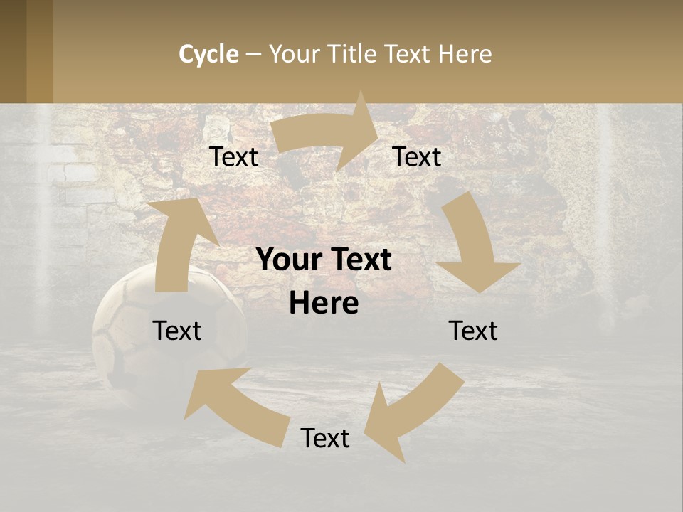 Open Goal Worn PowerPoint Template