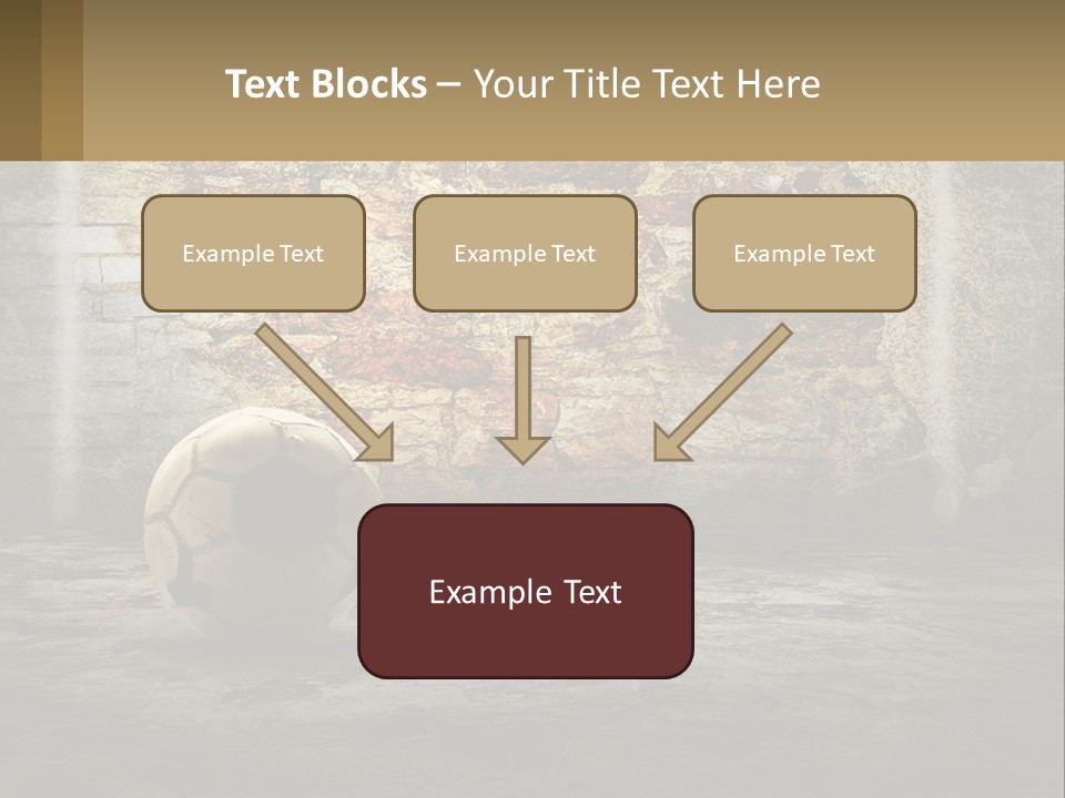 Open Goal Worn PowerPoint Template