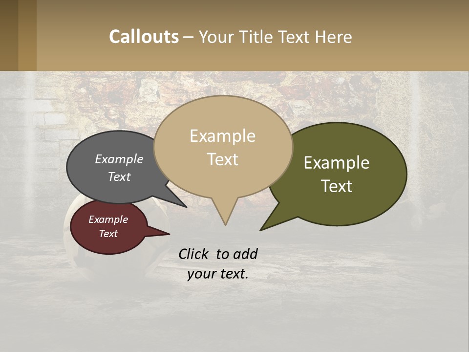 Open Goal Worn PowerPoint Template