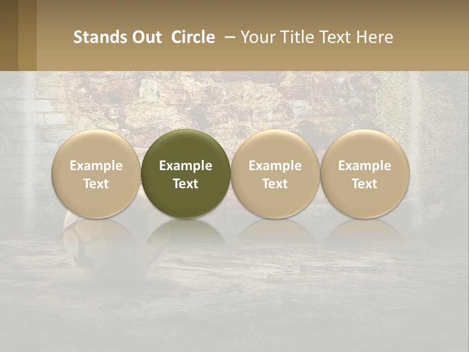 Open Goal Worn PowerPoint Template