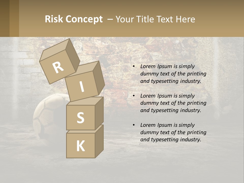 Open Goal Worn PowerPoint Template