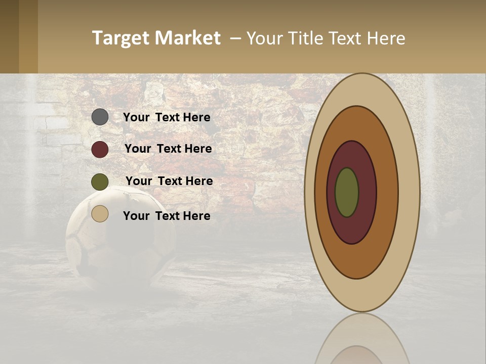 Open Goal Worn PowerPoint Template