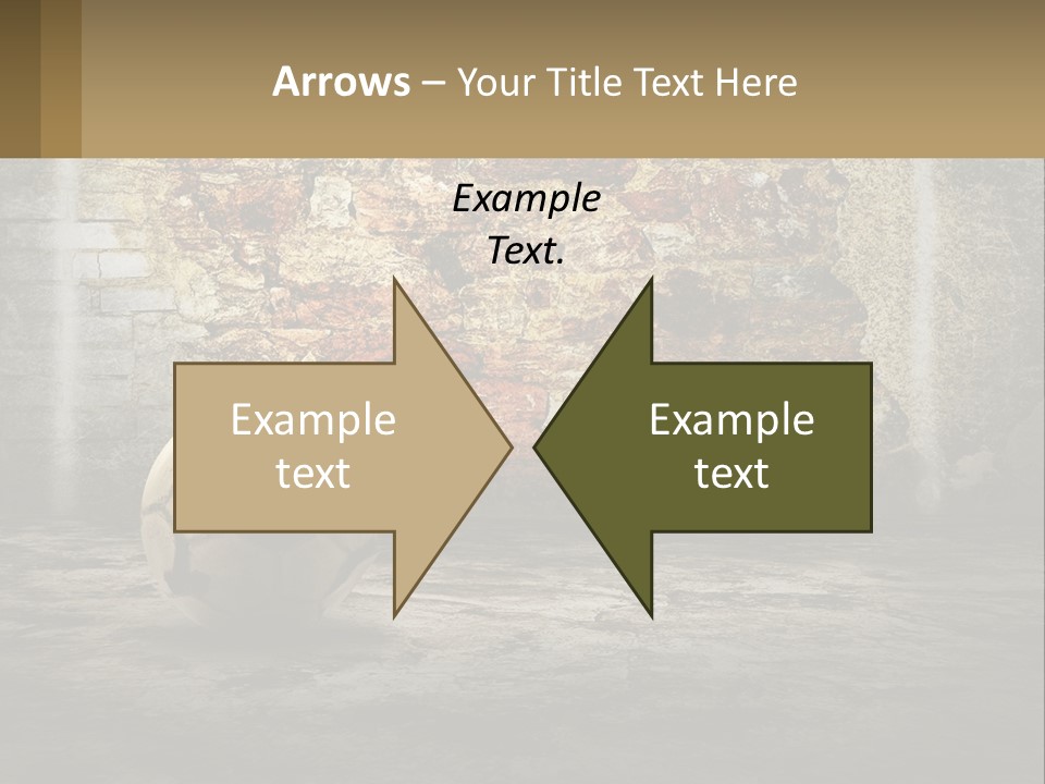 Open Goal Worn PowerPoint Template