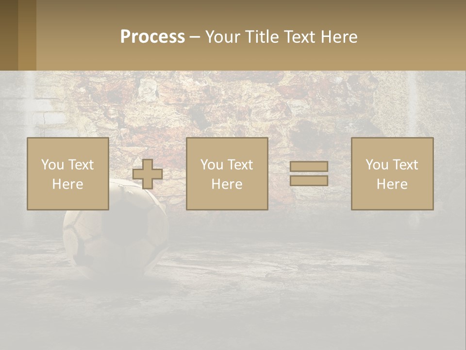 Open Goal Worn PowerPoint Template