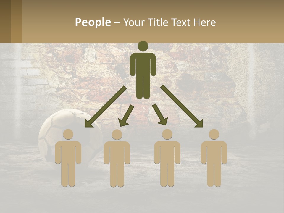 Open Goal Worn PowerPoint Template