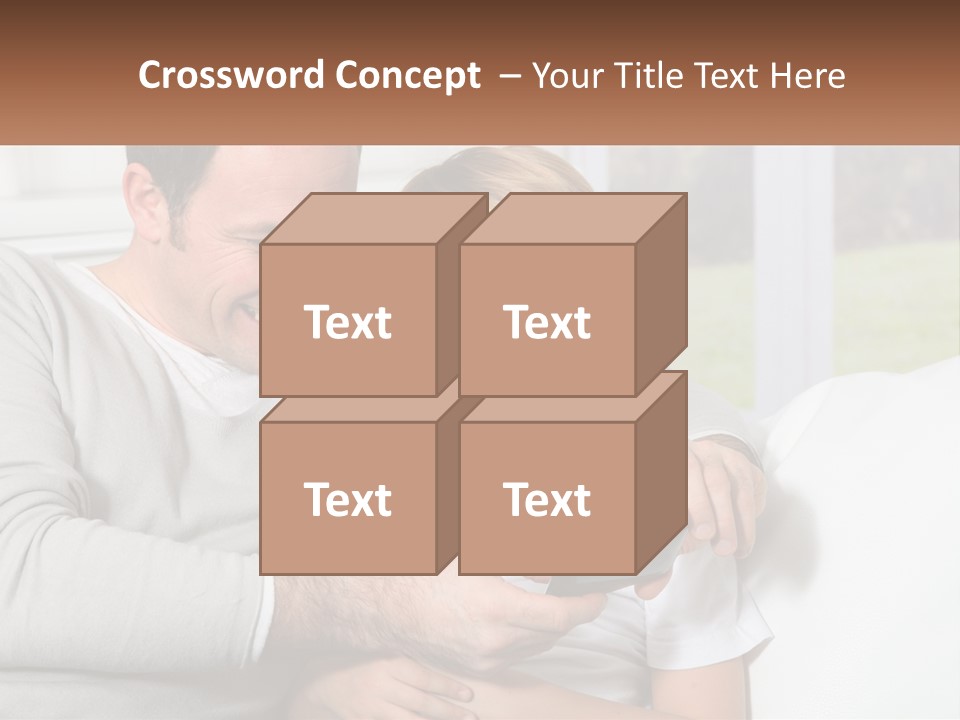 Dad Fun Game PowerPoint Template