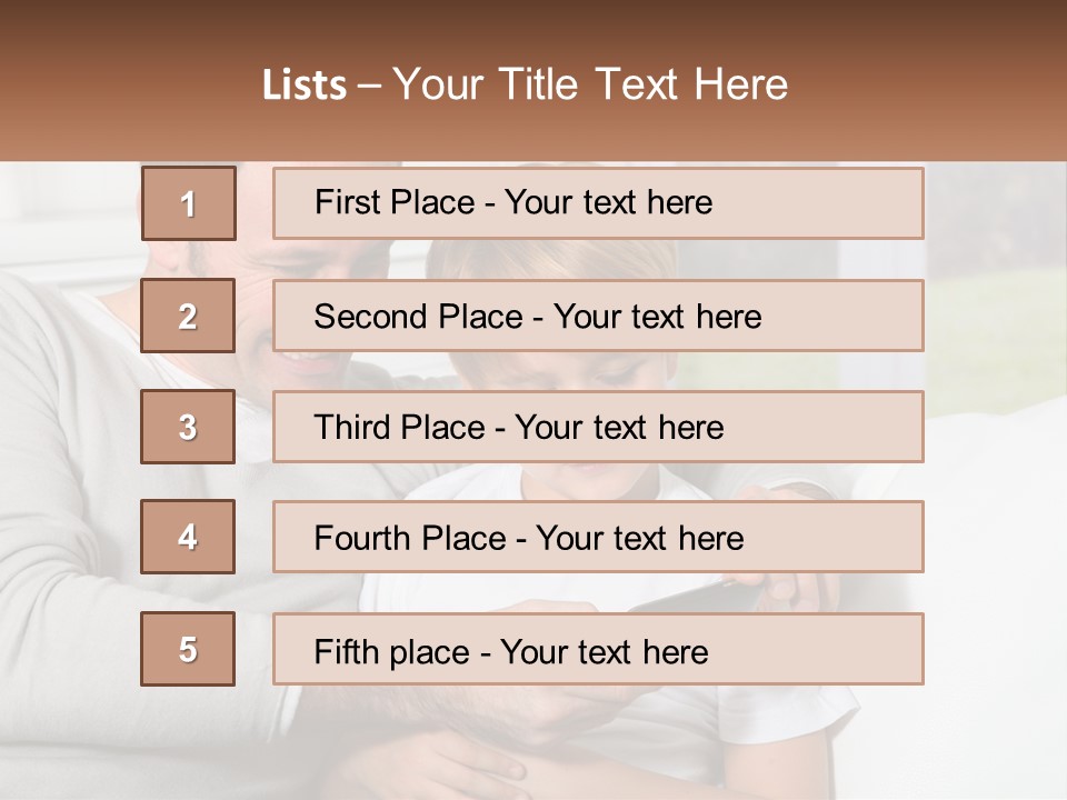 Dad Fun Game PowerPoint Template