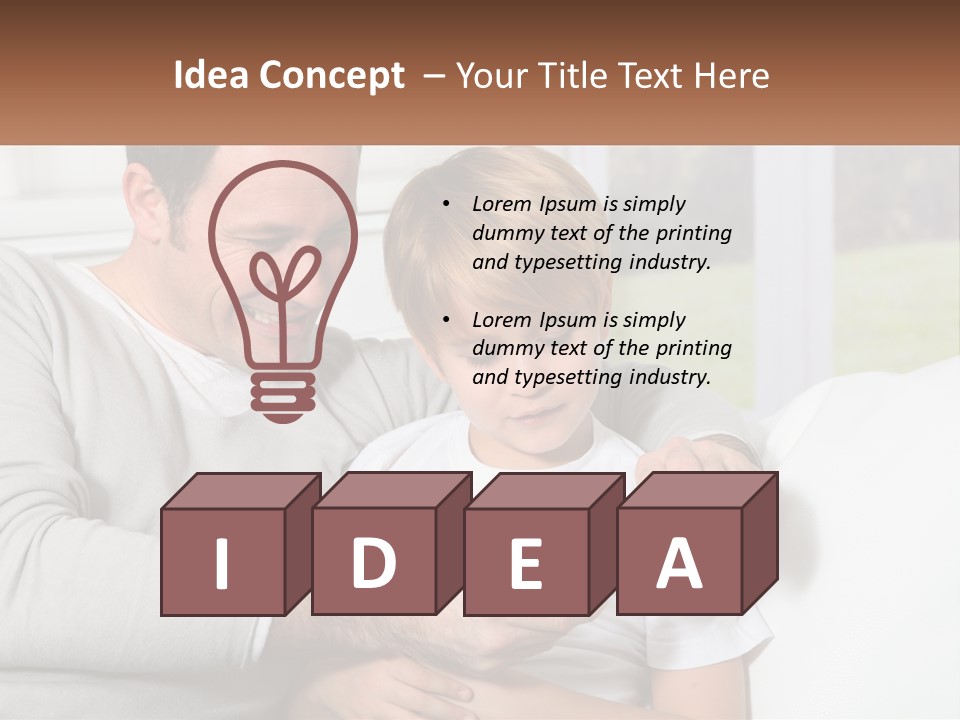 Dad Fun Game PowerPoint Template