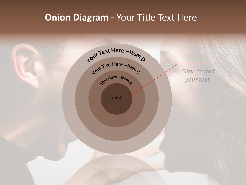 A Woman Yelling At A Man With His Mouth Open PowerPoint Template