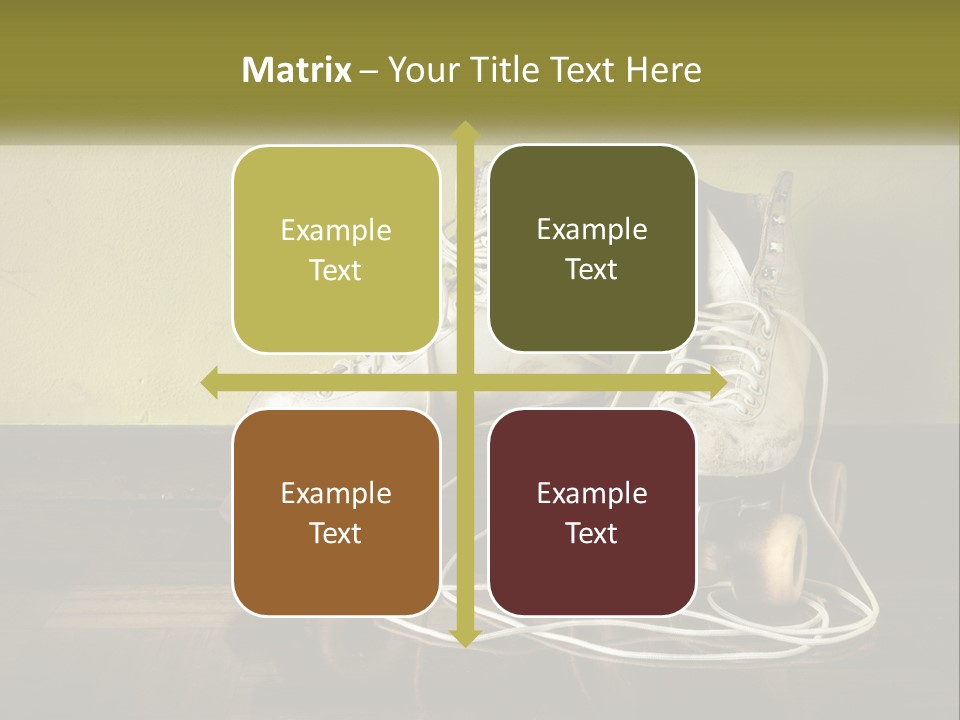 Pair Skating Kids PowerPoint Template