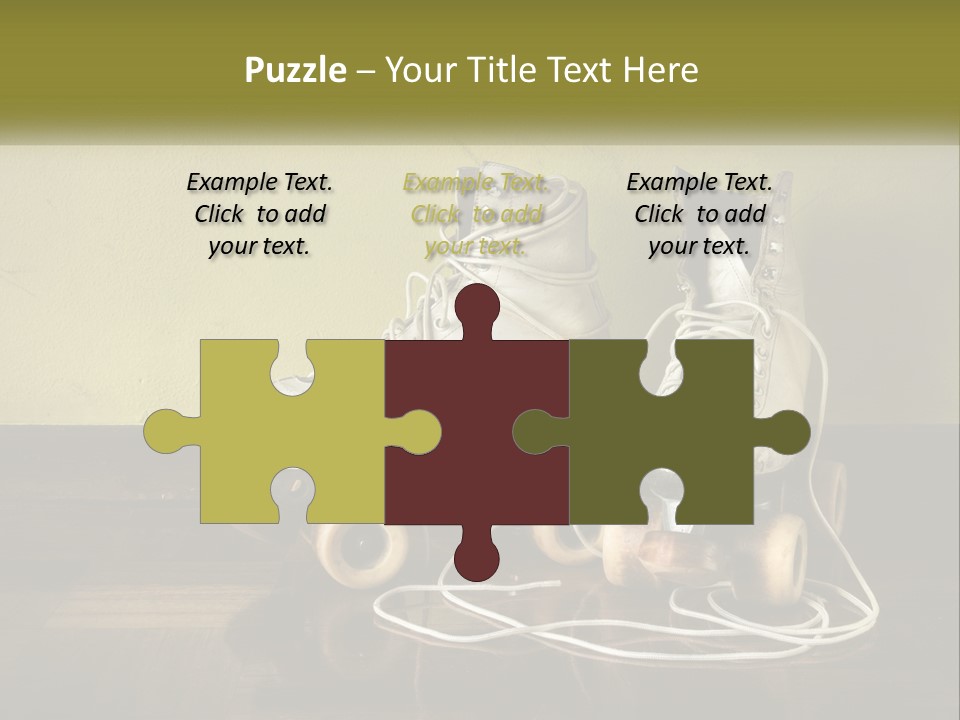 Pair Skating Kids PowerPoint Template