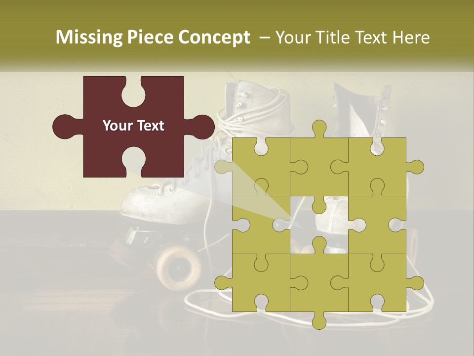 Pair Skating Kids PowerPoint Template