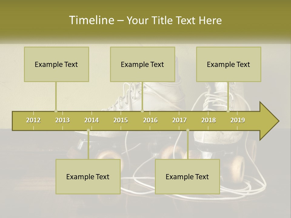 Pair Skating Kids PowerPoint Template