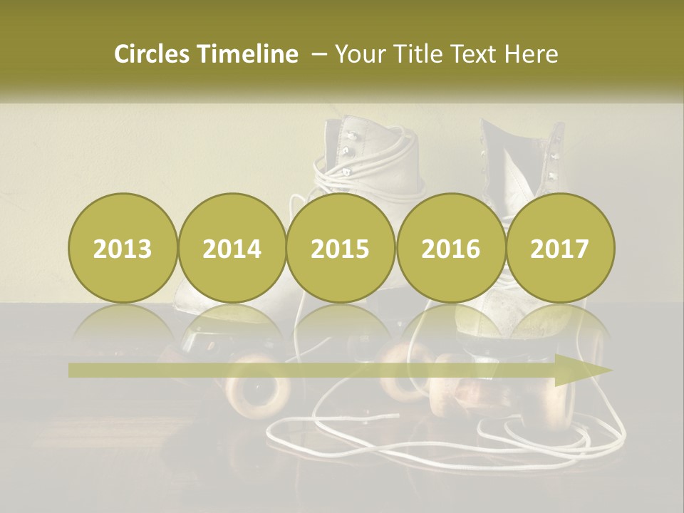 Pair Skating Kids PowerPoint Template